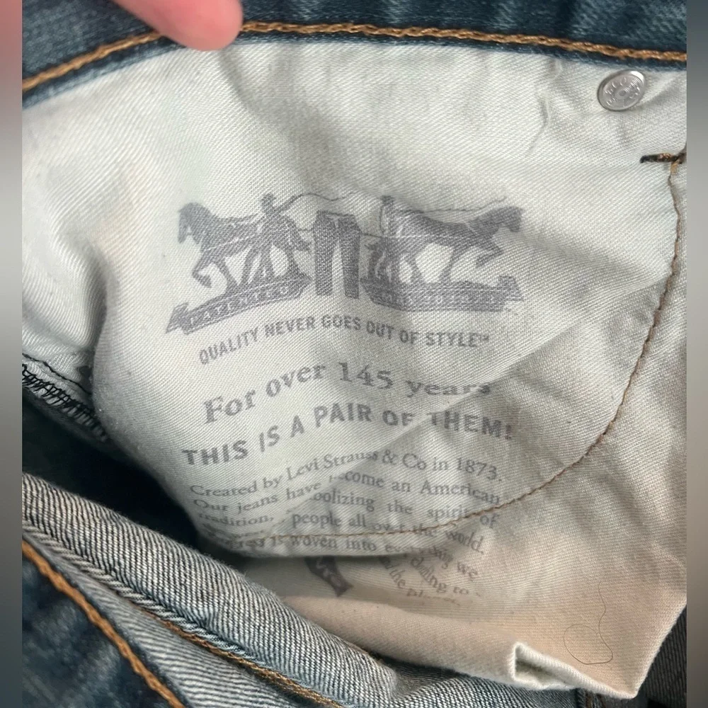 Levi 559 Classic Blue Denim Jeans Men’s Size 36x32